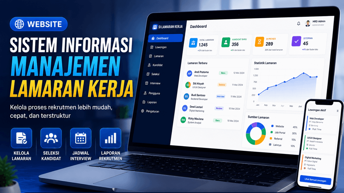Website Sistem Informasi Manajemen Lamaran Kerja