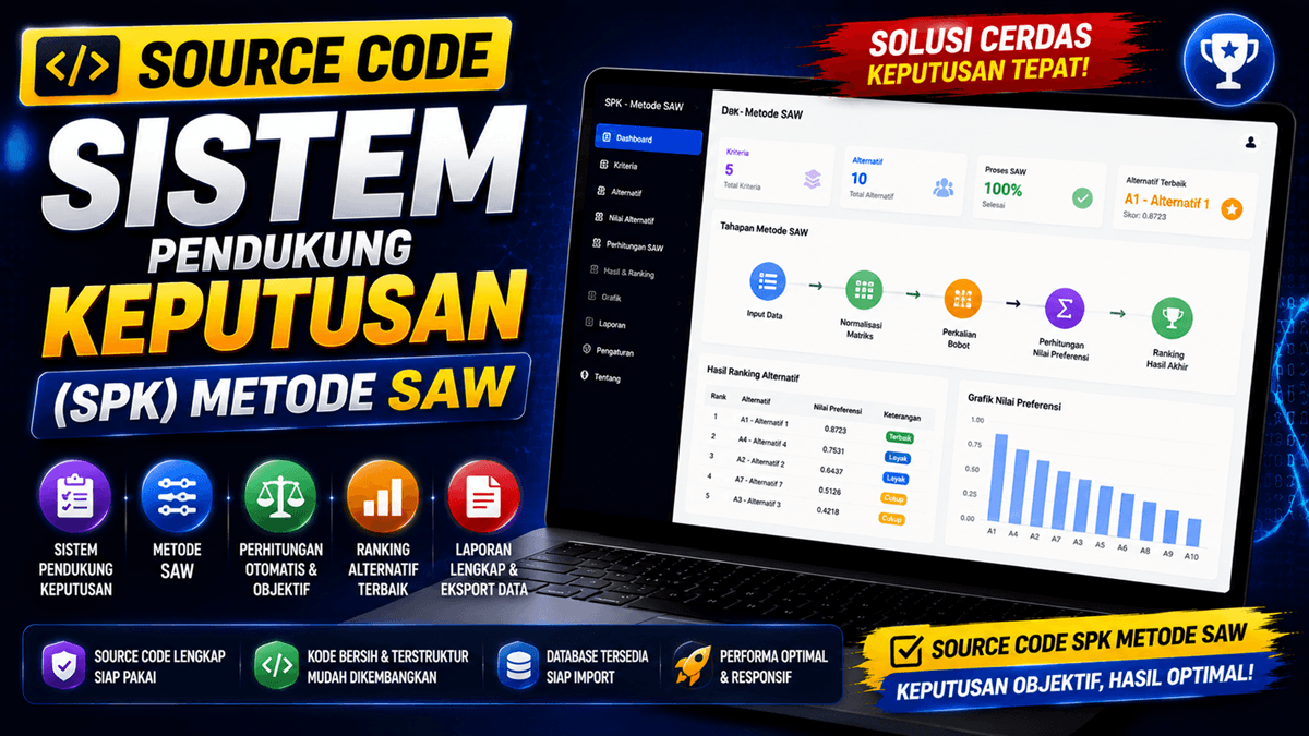 Web SPK Metode Simple Additive Weighting (SAW)