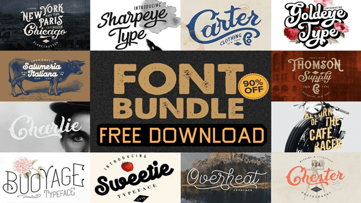 Koleksi Font .ttf Premium (Mac & Windows)