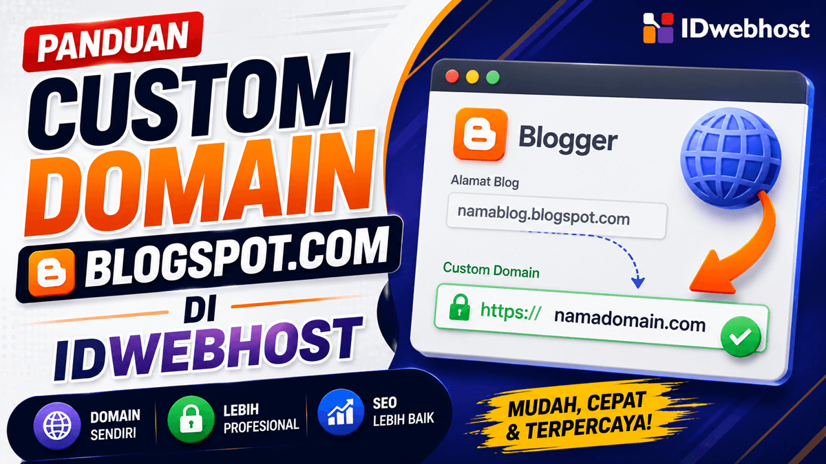 Mengganti Domain Blogspot.com (Custom Subdomain Blogger)