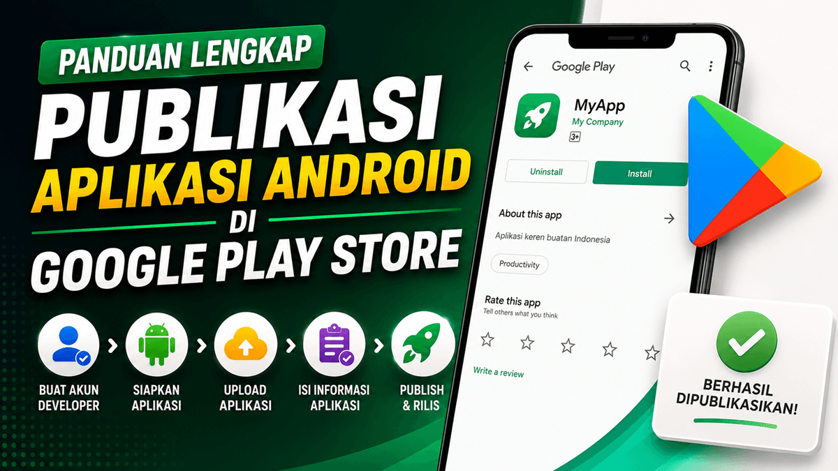 3 Langkah Publikasi dan Rilis Aplikasi Android di Playstore