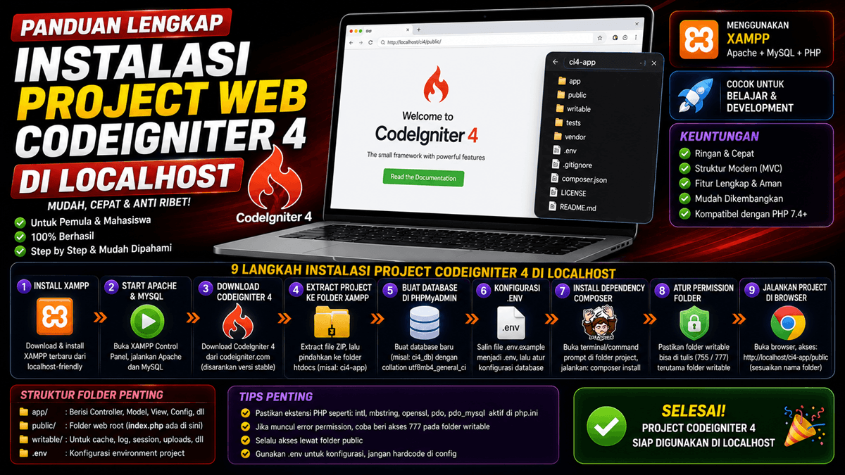 Panduan Instalasi Aplikasi Berbasis Web di Localhost