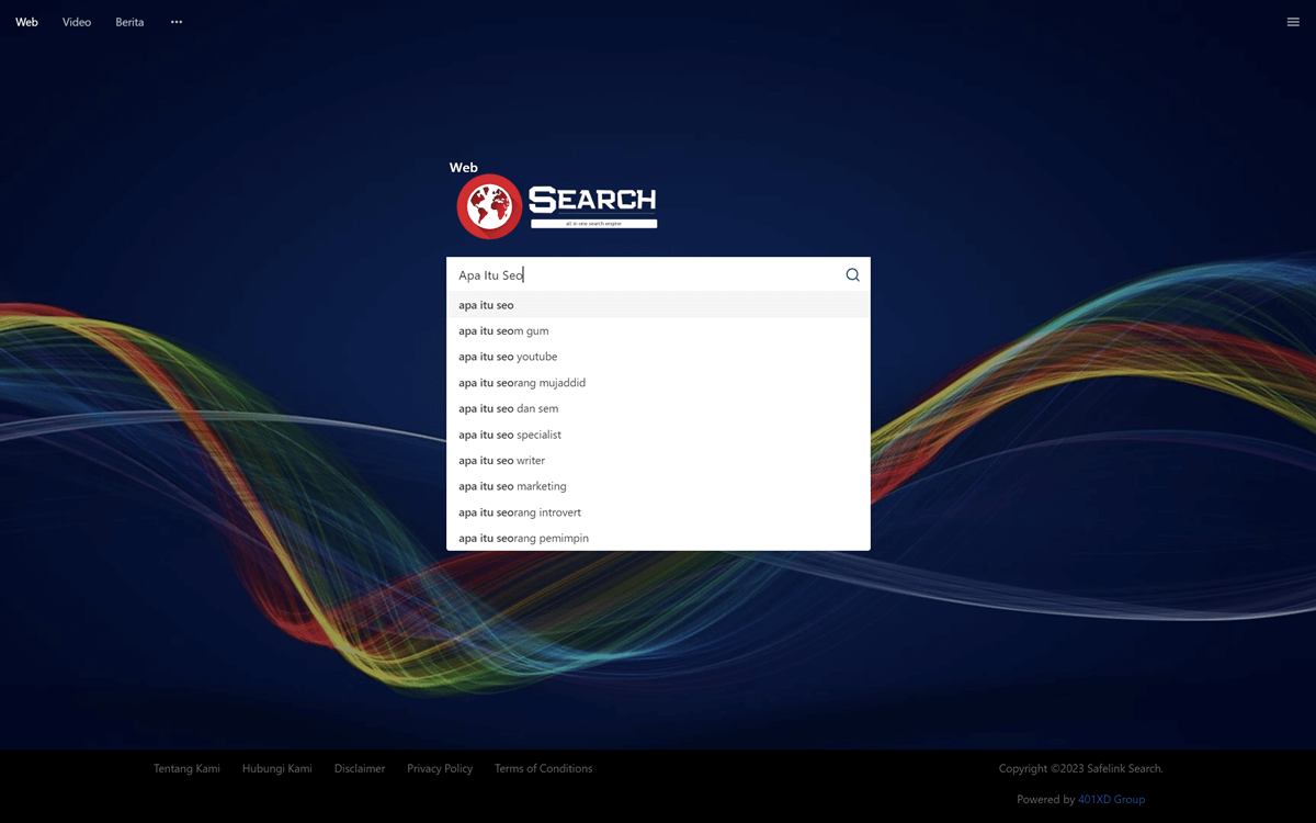 Web Tool Mesin Pencari Konten All in One